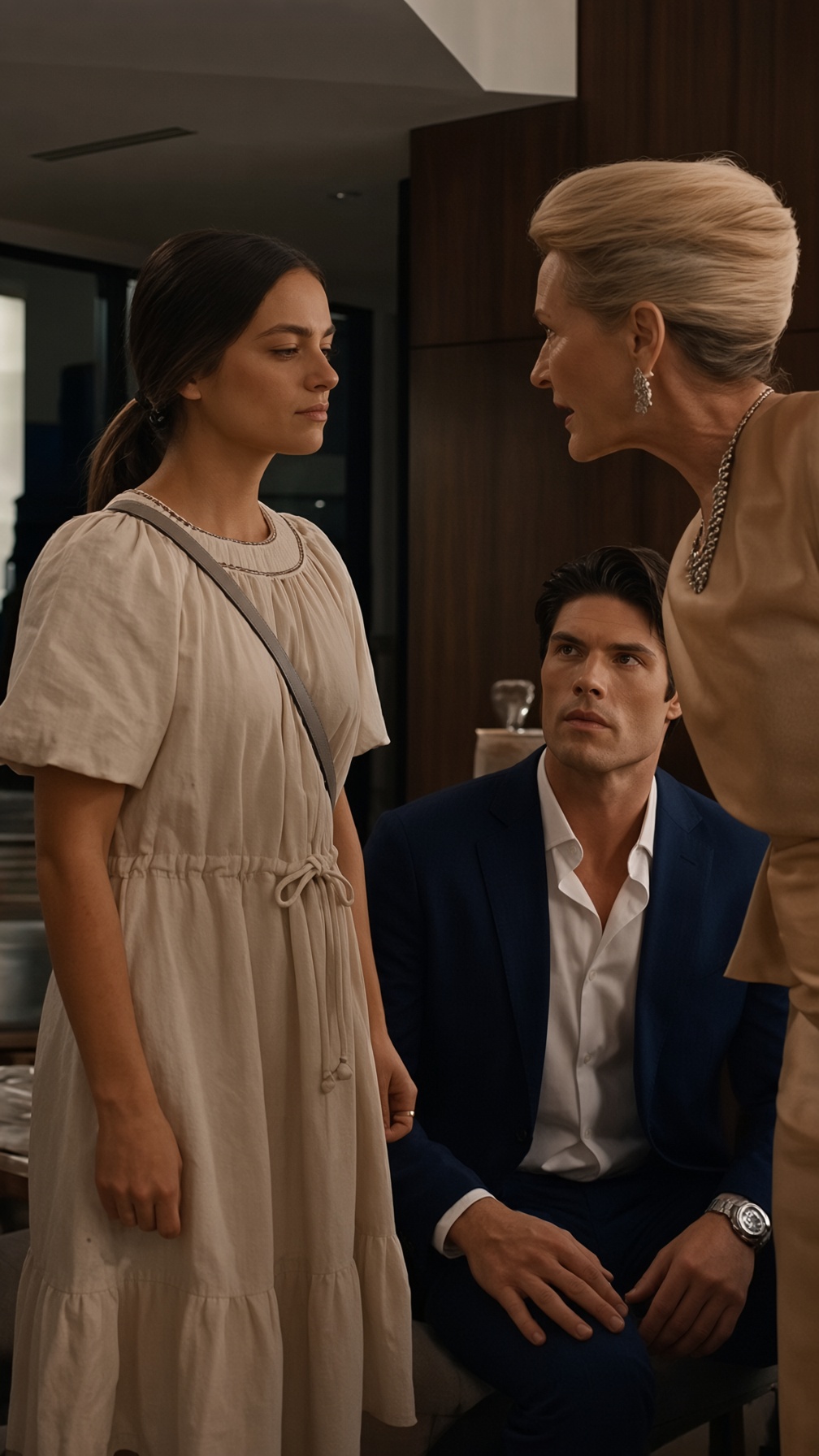 HER MOTHER-IN-LAW THREATENED TO THROW HER OUT FOR WEARING A CHEAP DRESS—THEN SHE ASKED ONE QUESTION THAT SILENCED THE ENTIRE FAMILY