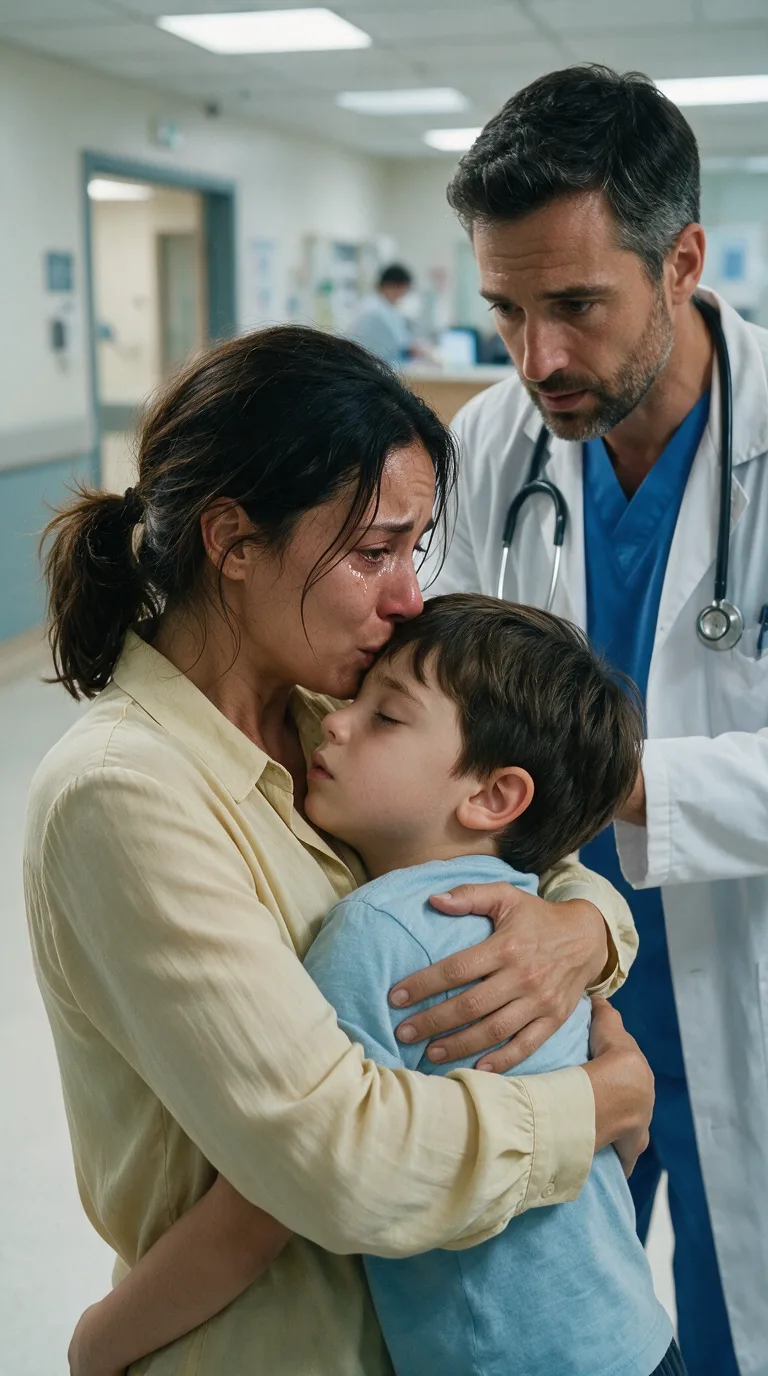ELLE A SUPPLIÉ LE MÉDECIN DE SAUVER SON FILS INCONSCIENT… MAIS QUAND IL LUI A POSÉ UNE QUESTION SUR LEUR MAISON, IL A COMPRIS QU’UN DANGER TERRIBLE MENAÇAIT TOUT L’IMMEUBLE