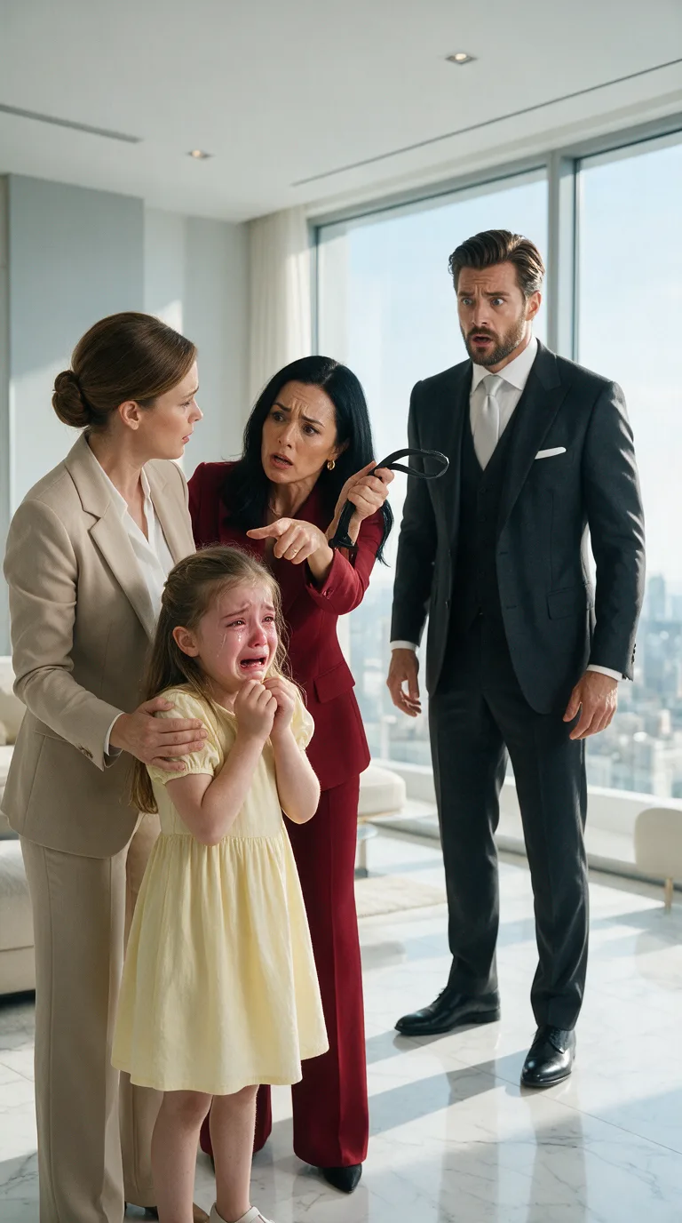 « PAPA… ELLE ME MENACE QUAND TU PARS ! » — LE MILLIONNAIRE EST RENTRÉ PLUS TÔT ET A TROUVÉ SA FILLE EN LARMES… MAIS CE QU’IL A DÉCOUVERT DANS LE TIROIR DE SA FEMME L’A FAIT S’EFFONDRER
