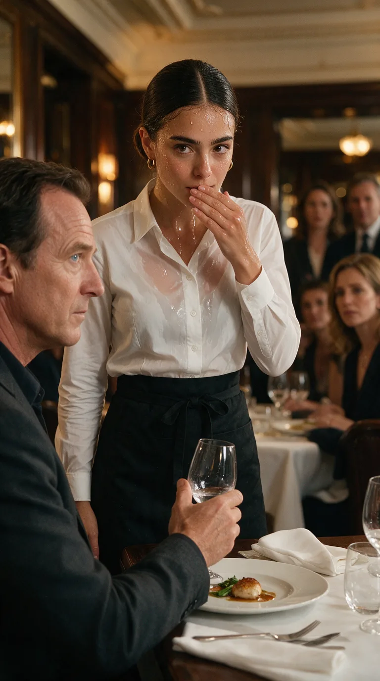 « VOUS AURIEZ DÛ DEMANDER MON NOM ! » — UN MILLIONNAIRE A JETÉ UN VERRE D'EAU AU VISAGE D'UNE SERVEUSE DEVANT TOUT LE RESTAURANT… MAIS QUAND IL A DÉCOUVERT QUI ELLE ÉTAIT, SON SOURIRE A DISPARU !