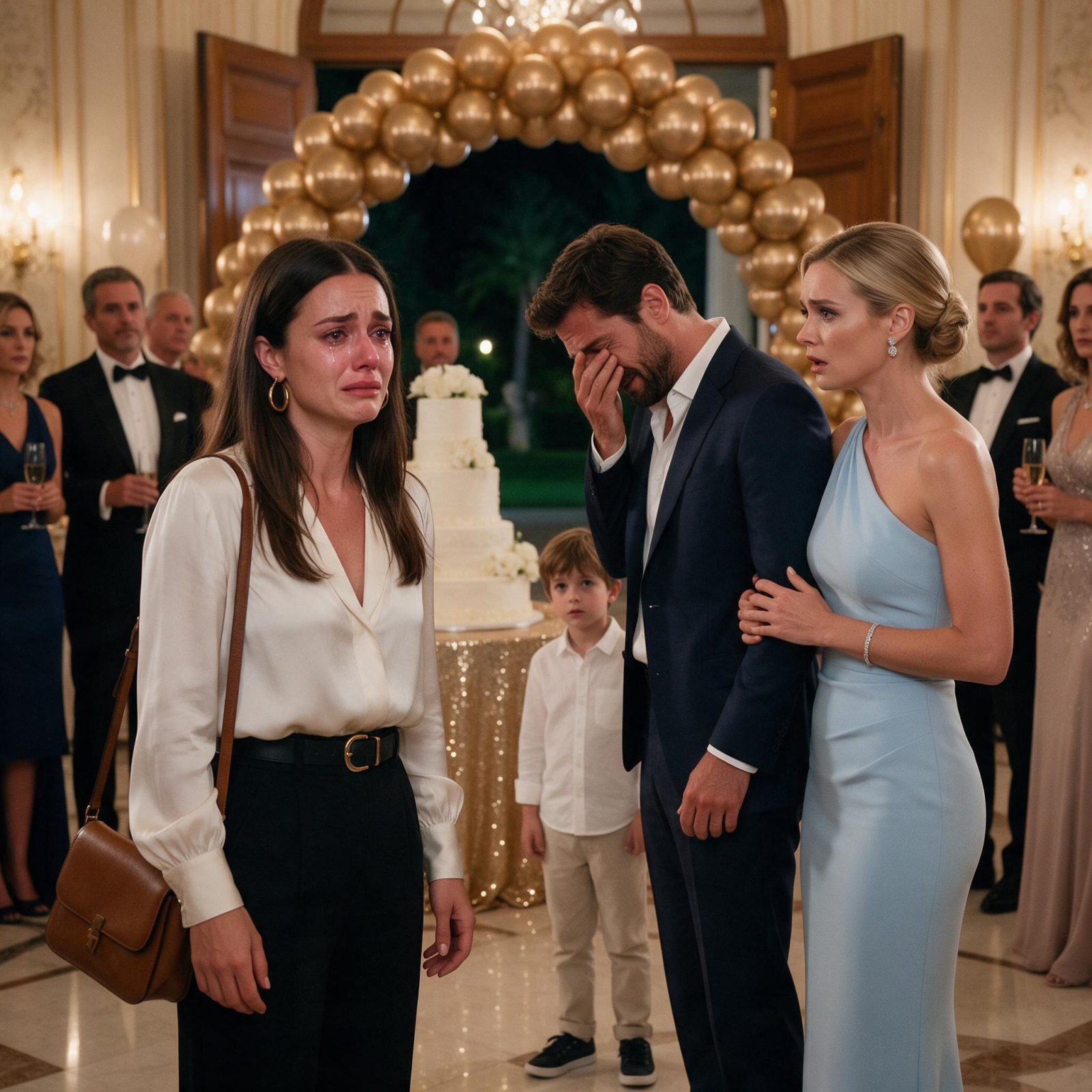 ELLE EST ENTRÉE AU MILIEU DE LA FÊTE APRÈS AVOIR ENTENDU UNE BERCEUSE… PUIS L’ENFANT A DIT : « C’EST SA VOIX »
