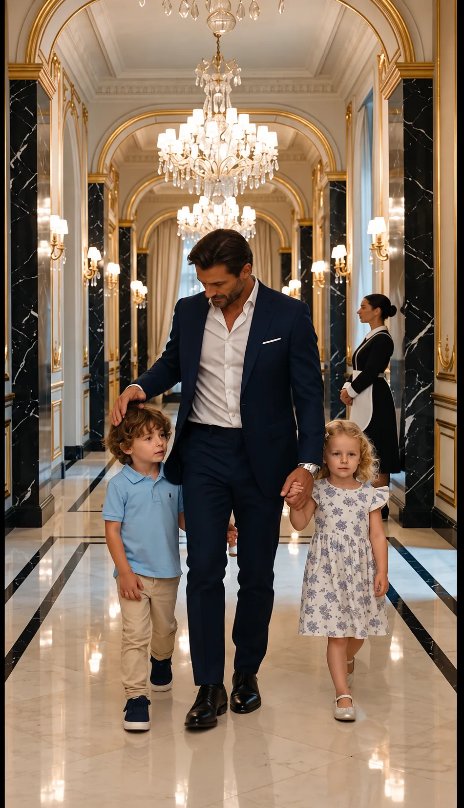 LE FILS DU MILLIONNAIRE LE SUPPLIAIT DE RESTER… MAIS CE QUE LE PÈRE A VU SUR LA CAMÉRA APRÈS SON DÉPART L’A GLACÉ