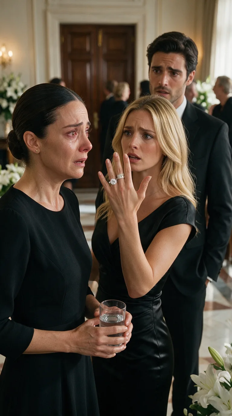 MI HERMANA ME MOSTRÓ SU ANILLO EN EL FUNERAL DE MAMÁ… PERO CUANDO VI EL GRABADO, ENTENDÍ QUE NO SOLO ME HABÍA ROBADO A MI PROMETIDO