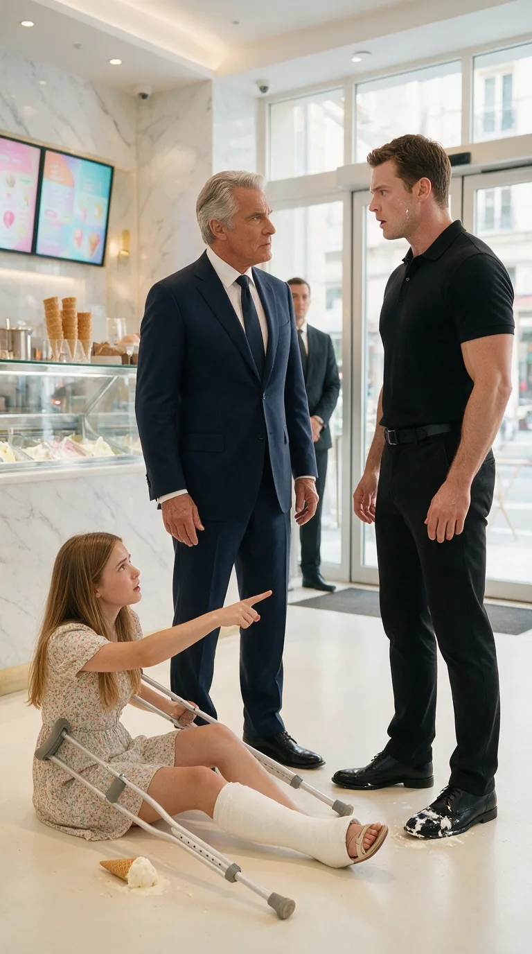 SA GLACE EST TOMBÉE SUR SES CHAUSSURES… IL L’A FAITE TOMBER DEVANT TOUT LE MONDE, MAIS UN SEUL APPEL A CHANGÉ LE DESTIN DE LA BOUTIQUE
