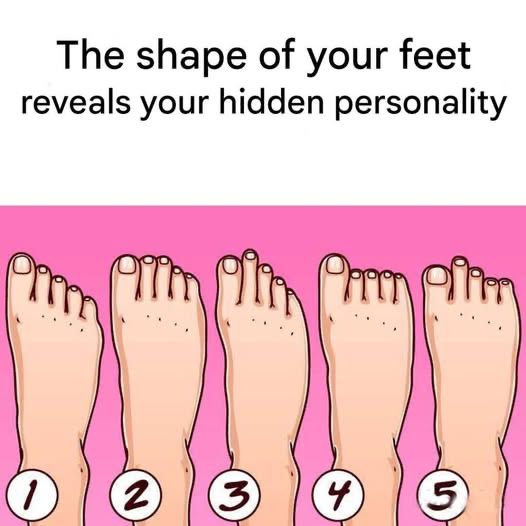 5 Foot Personality Types