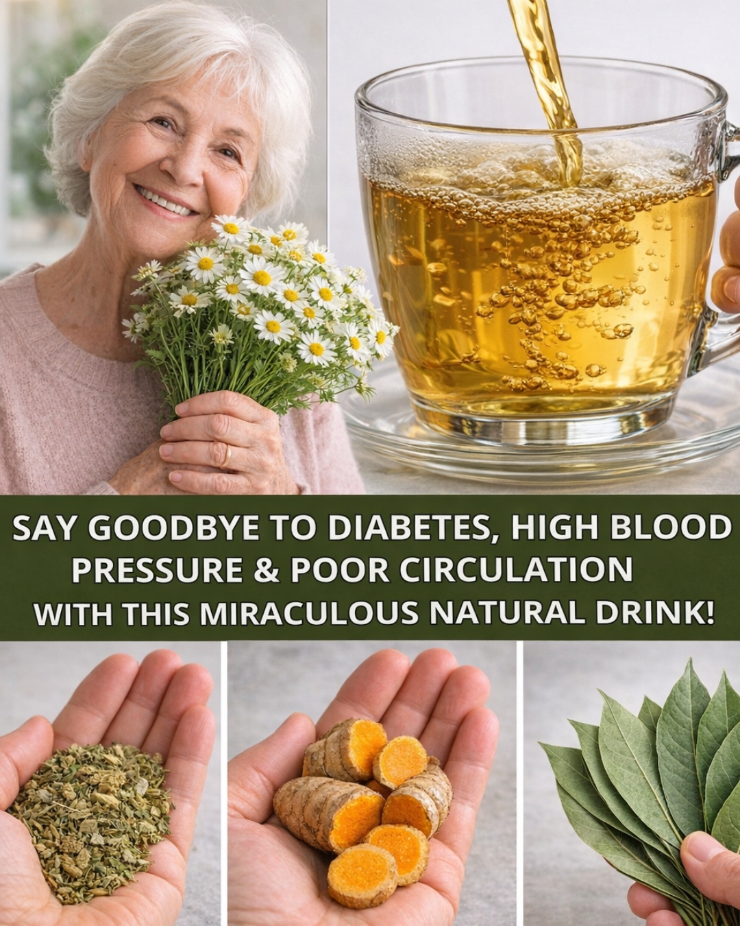 Natural Drink That Helps Fight Diabetes, High Blood Pressure, and Poor Circulation