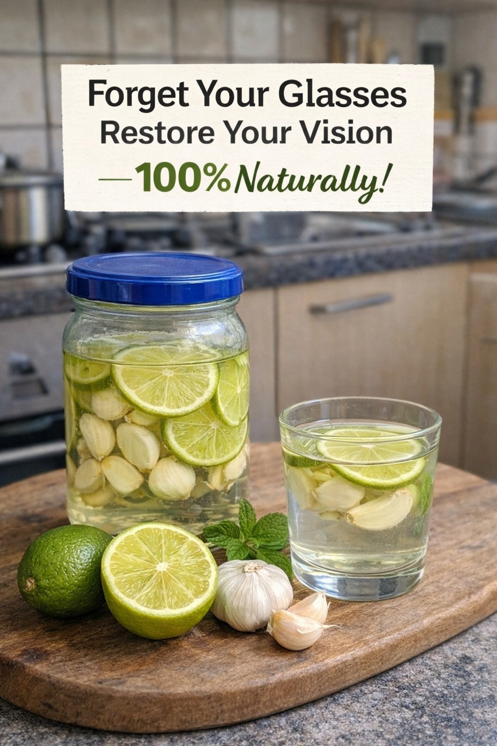 Exploring a Simple Garlic and Lime Infusion: A Natural Way to Support Eye Wellness