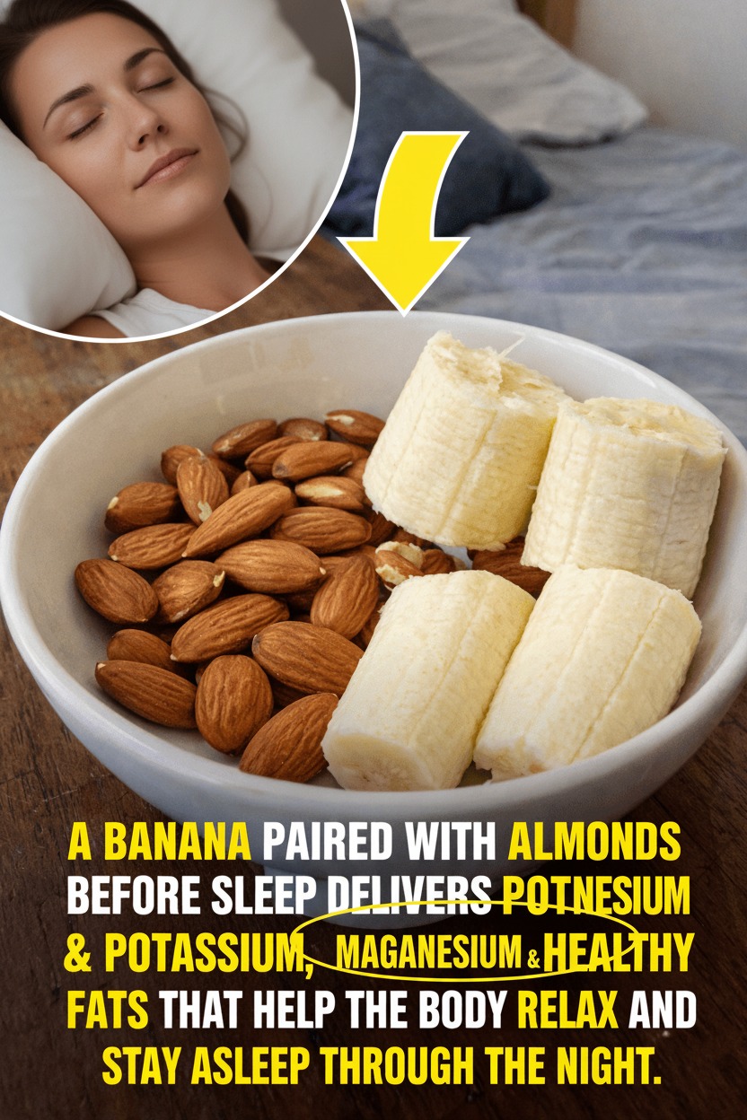 Tired of Tossing? This Banana & Almond Combo Before Bed is Your New Secret Weapon for Shut-Eye!