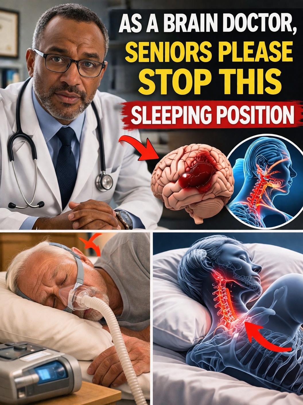 The Sleeping Position Many Seniors Love – What a Brain Doctor Wants You to Consider