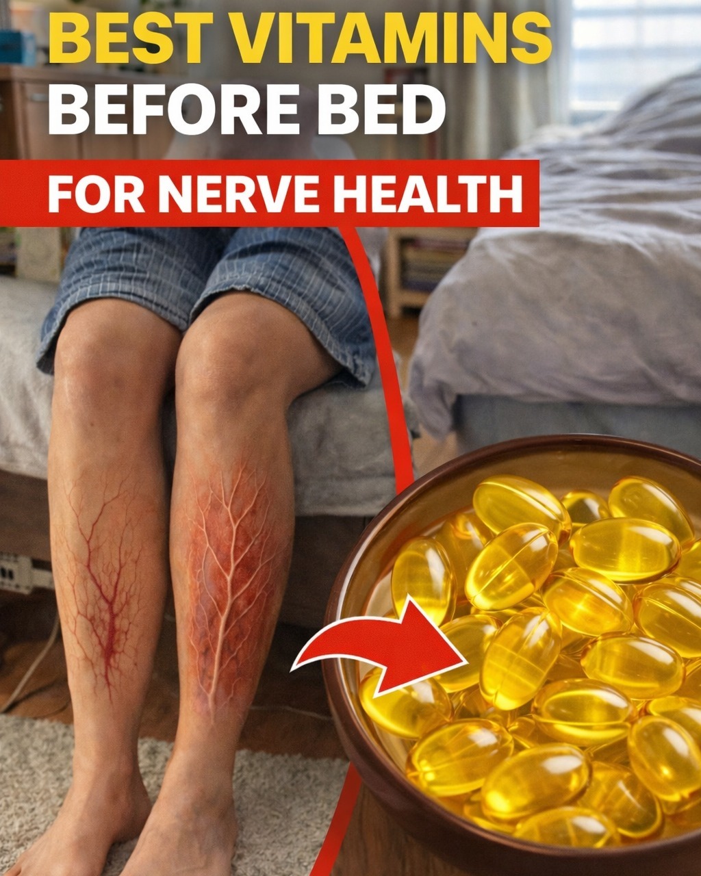 Are You Missing These 3 Bedtime Vitamins After 60 for Stronger Legs?