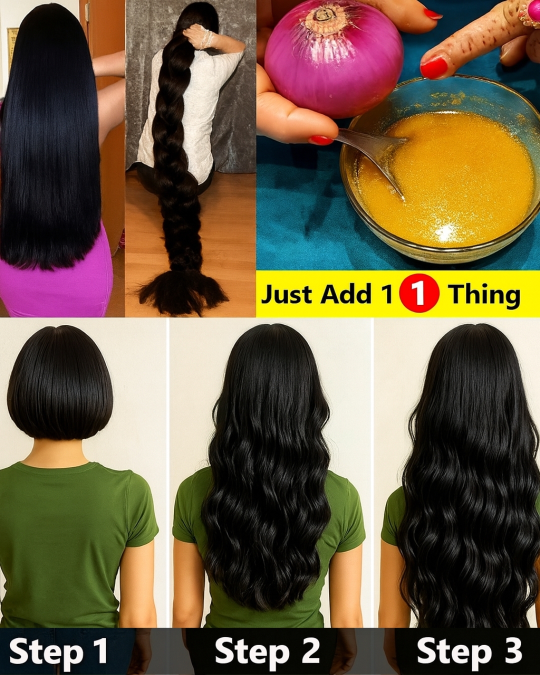 🧅 Red Onion Revolution: 3 Irresistible Rituals for Explosive Hair Growth & Thickness