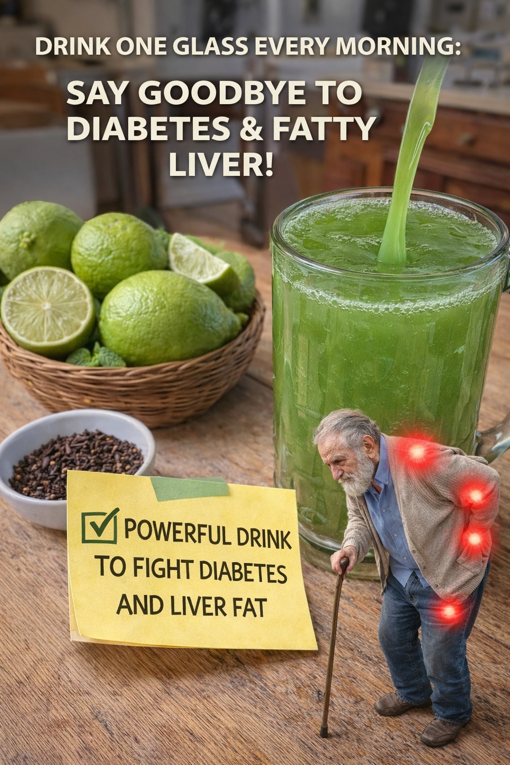 A Morning Glass of Lime-Infused Green Drink: Could It Support Your Daily Wellness Routine?