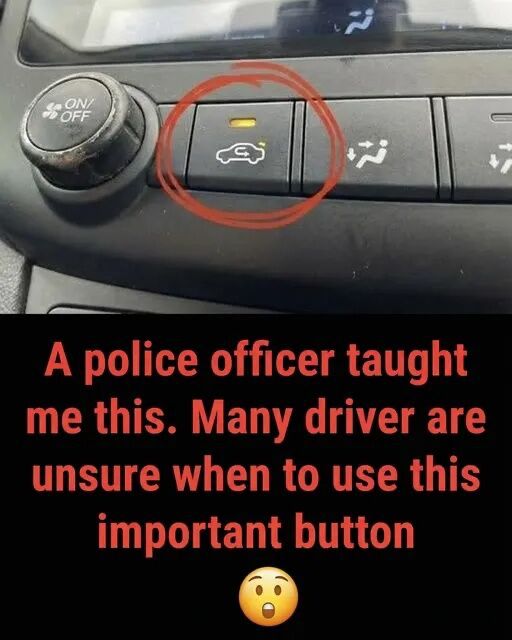 A Police Officer Explained This Car Button — And Most Drivers Had No Idea When to Use It