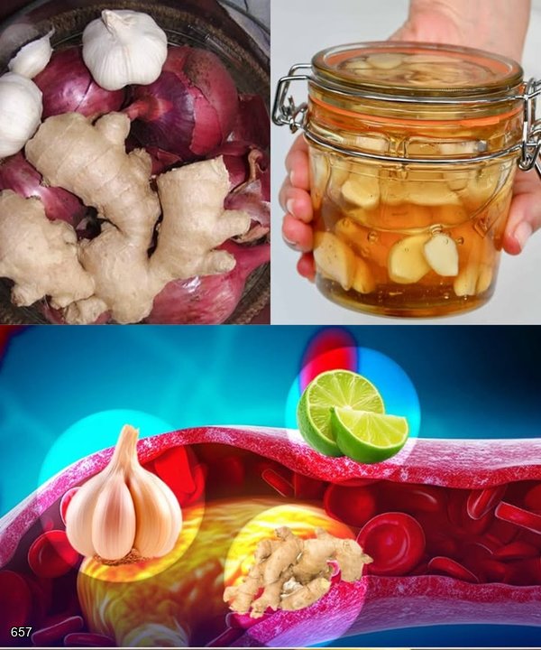The Ultimate Ginger, Onion, Garlic, Lemon & Honey Mix
