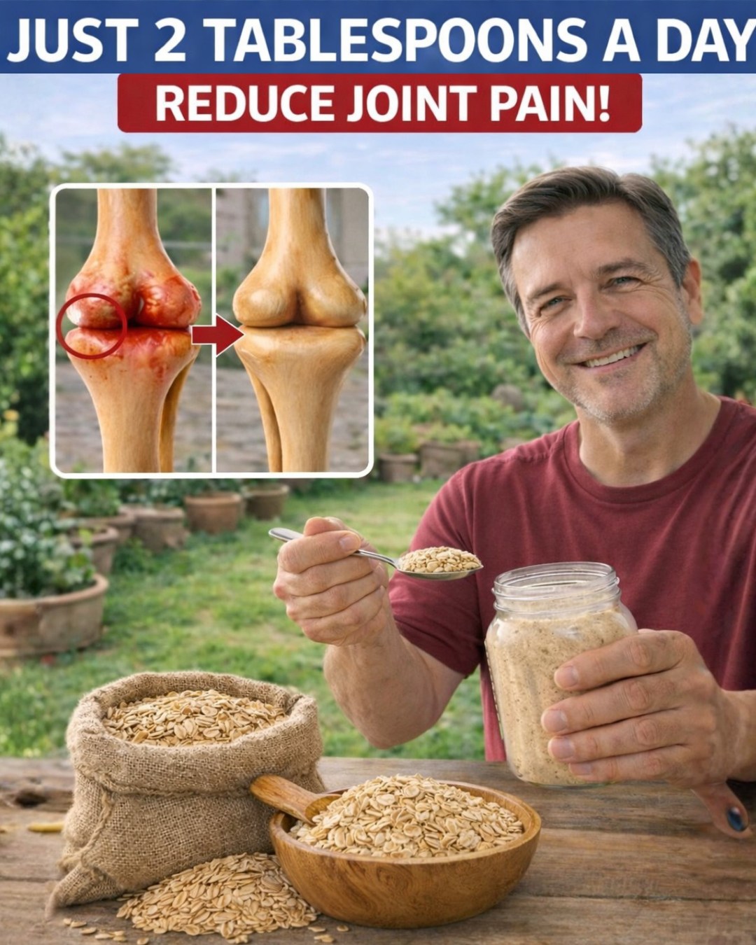 How Adding Two Tablespoons of Oats a Day May Support Joint Comfort and Everyday Mobility
