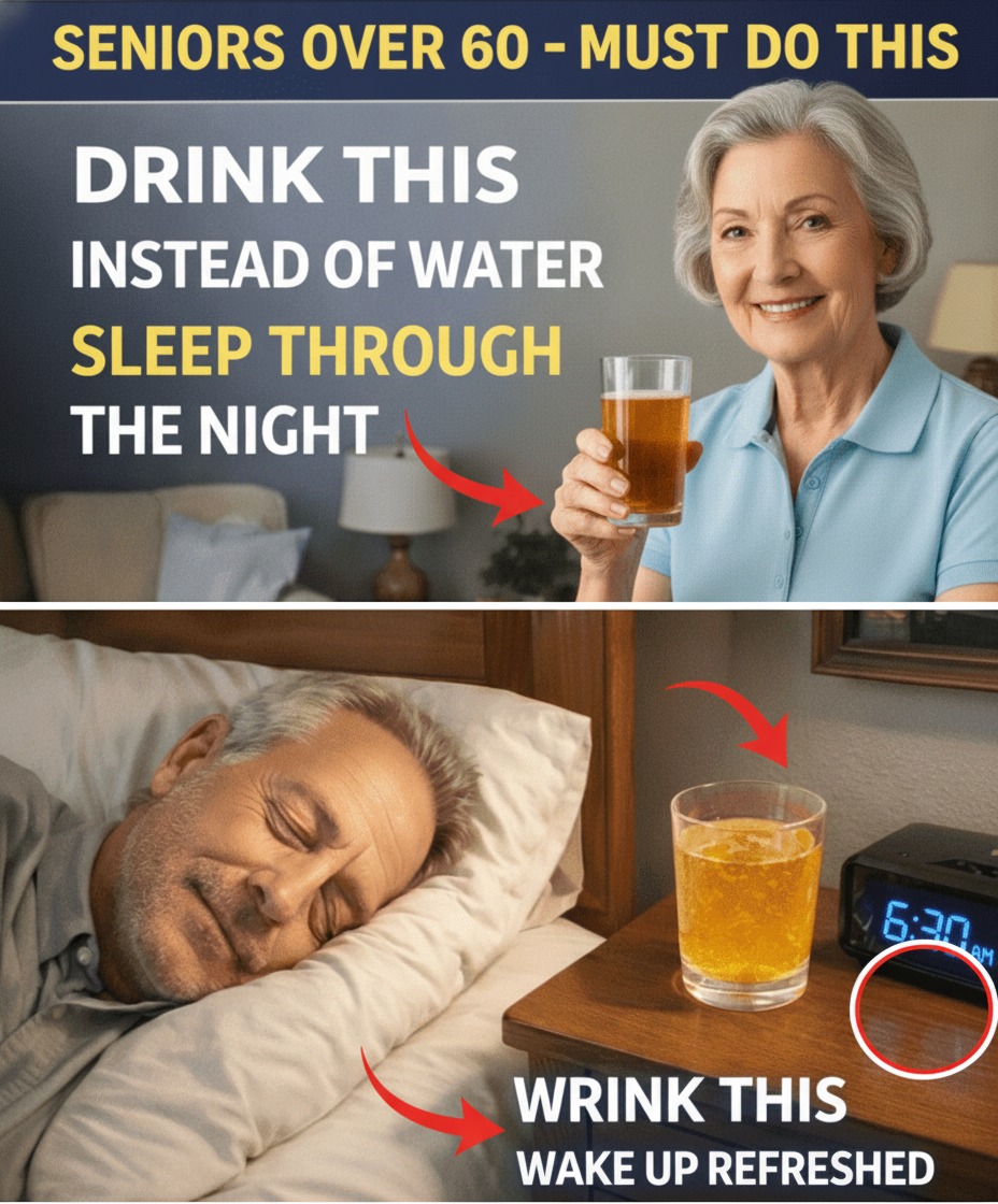 SENIORS: Can’t Sleep Through the Night? Ditch Water for THIS and Grab Instant Deep Sleep!