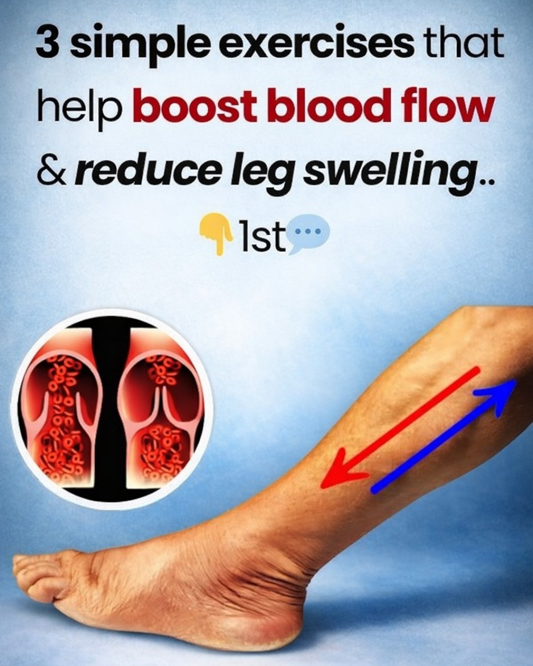 The only 3 exercises you need to improve leg circulation