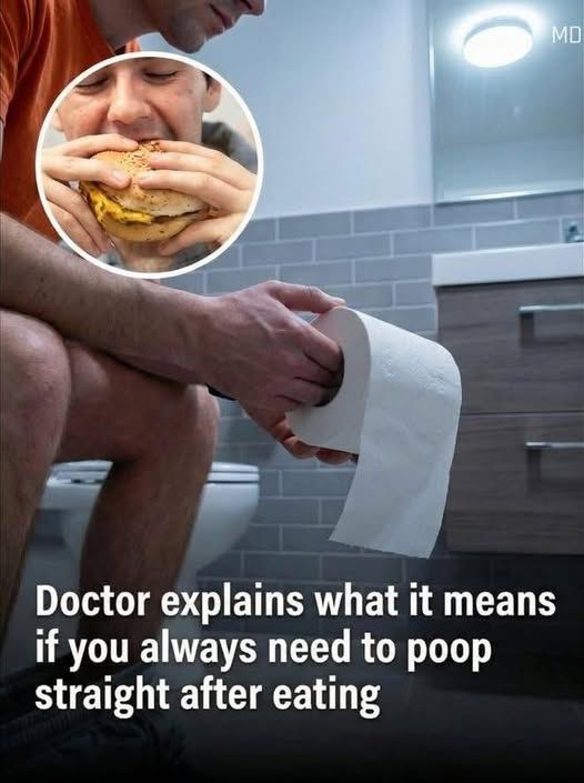 Doctor Explains Why You Feel the Urge to Go Right After Eating — And What It Means