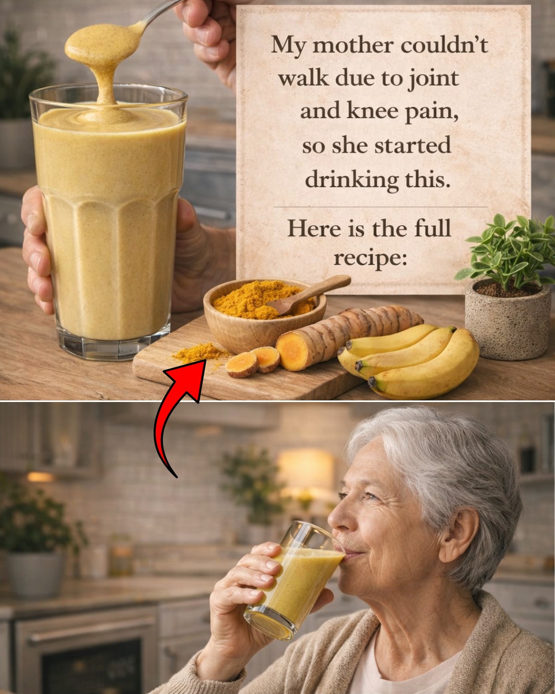 My Mother Couldn’t Walk Because of Bone and Knee Pain – The Simple Daily Recipe That Supported Her Mobility