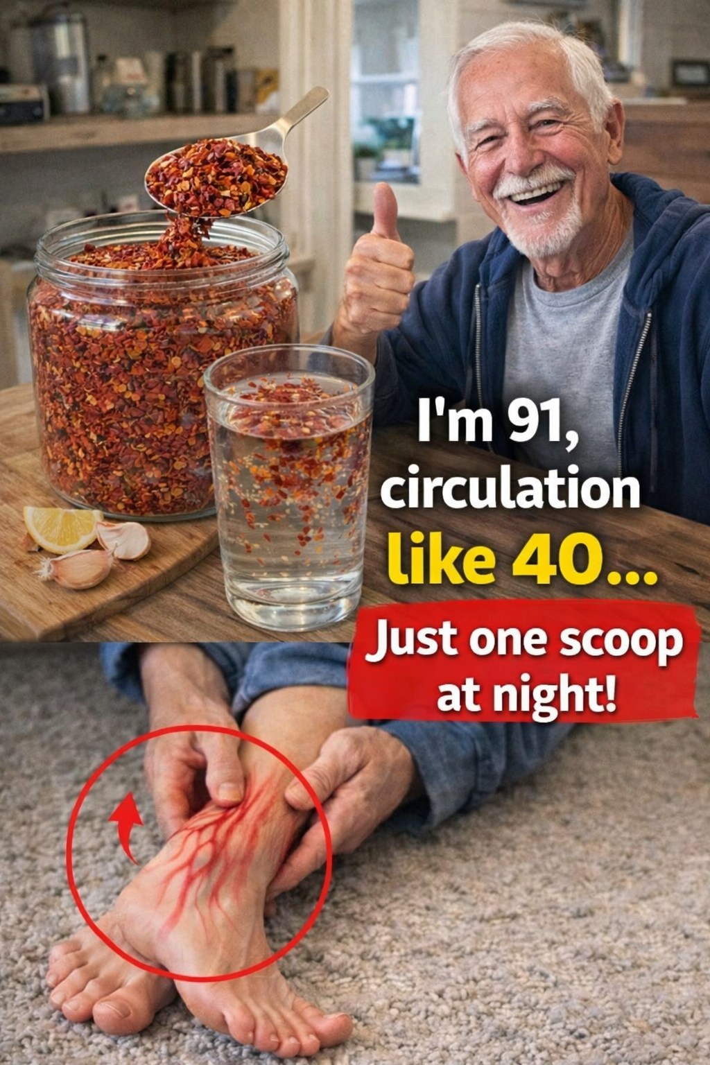 Seniors: This Nighttime Habit May Support Better Leg Circulation Naturally