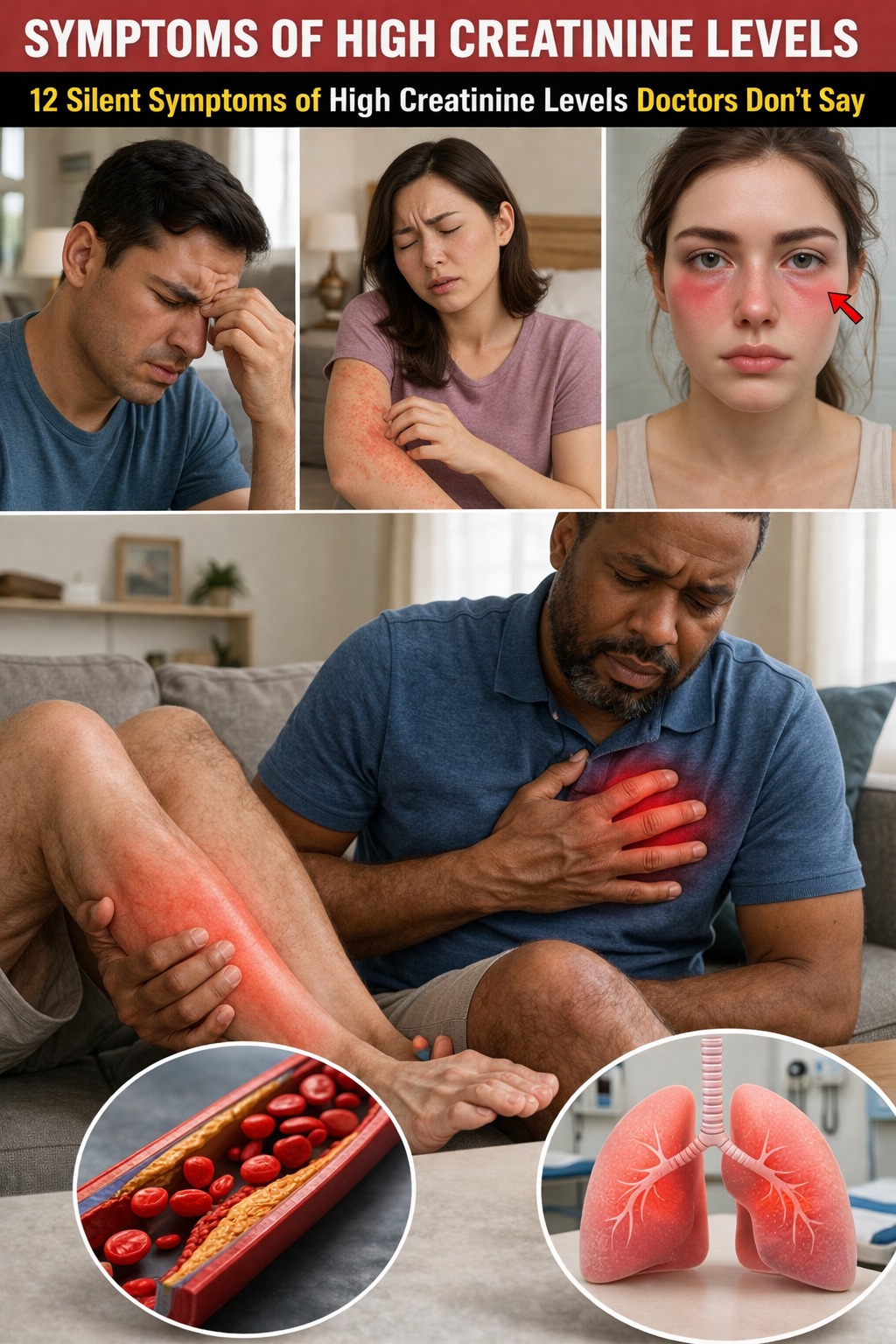 Are These 12 Silent Signs of High Creatinine Easy to Miss?