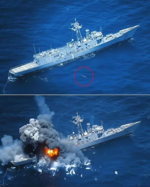 USS Rodney M Davis FFG-60 Sink After hit by, See more!