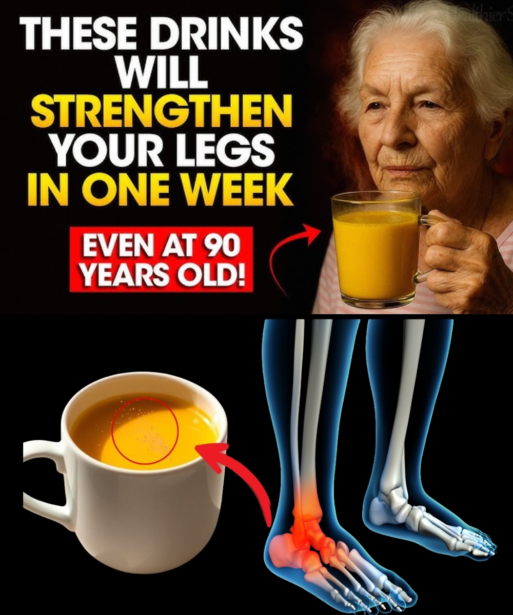 Your Legs Weaken First! Drink These 3 Powerful Drinks to Strengthen Them | Senior Health Tips