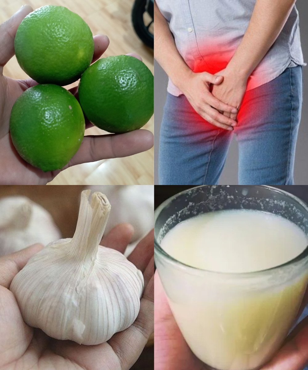 Natural Energy Booster Drink with Lemon and Garlic