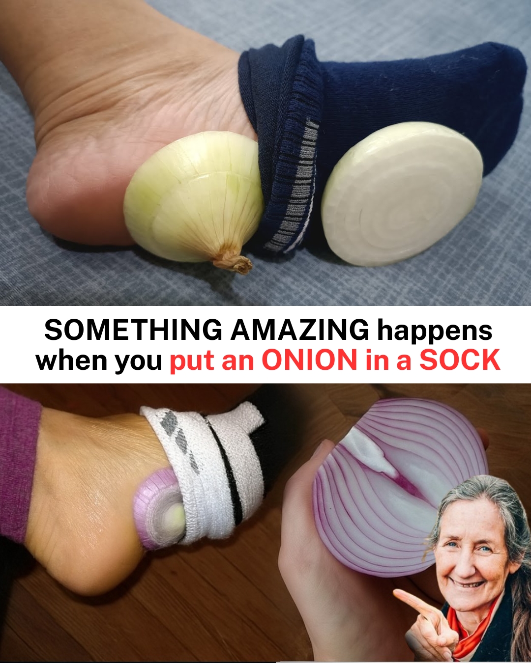 Why Sleeping with an Onion in Your Sock Might Be the Natural Boost Your Body Needs 🌙🧅