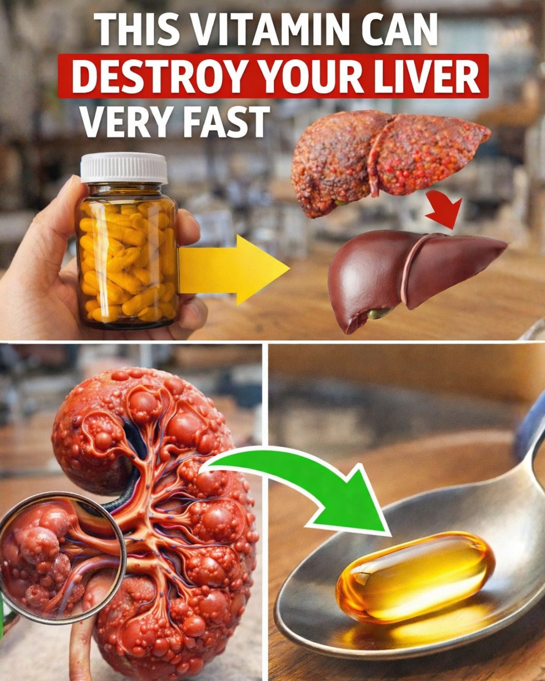 Explore 9 Common Vitamins and Supplements That May Affect Liver and Kidney Health When Taken in Excess