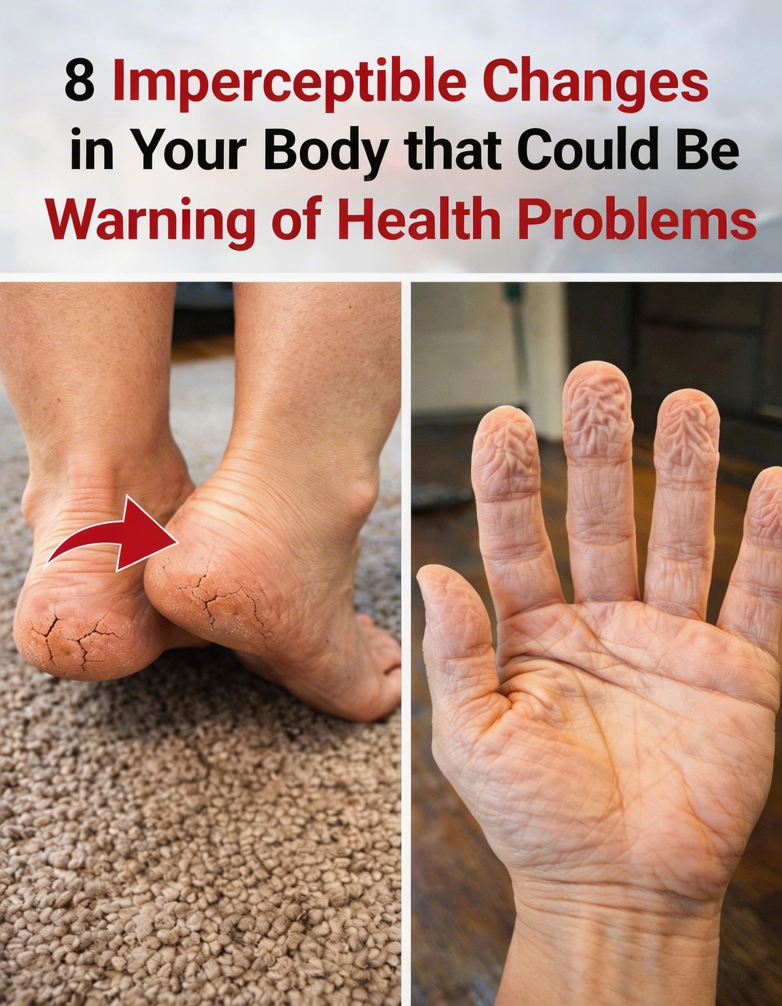 Learn About 8 Imperceptible Changes in Your Body That Could Be Warning of Health Problems