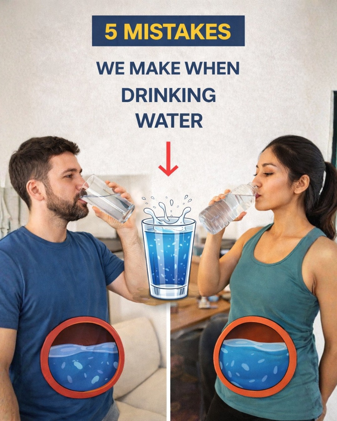 5 Mistakes We Make When Drinking Water