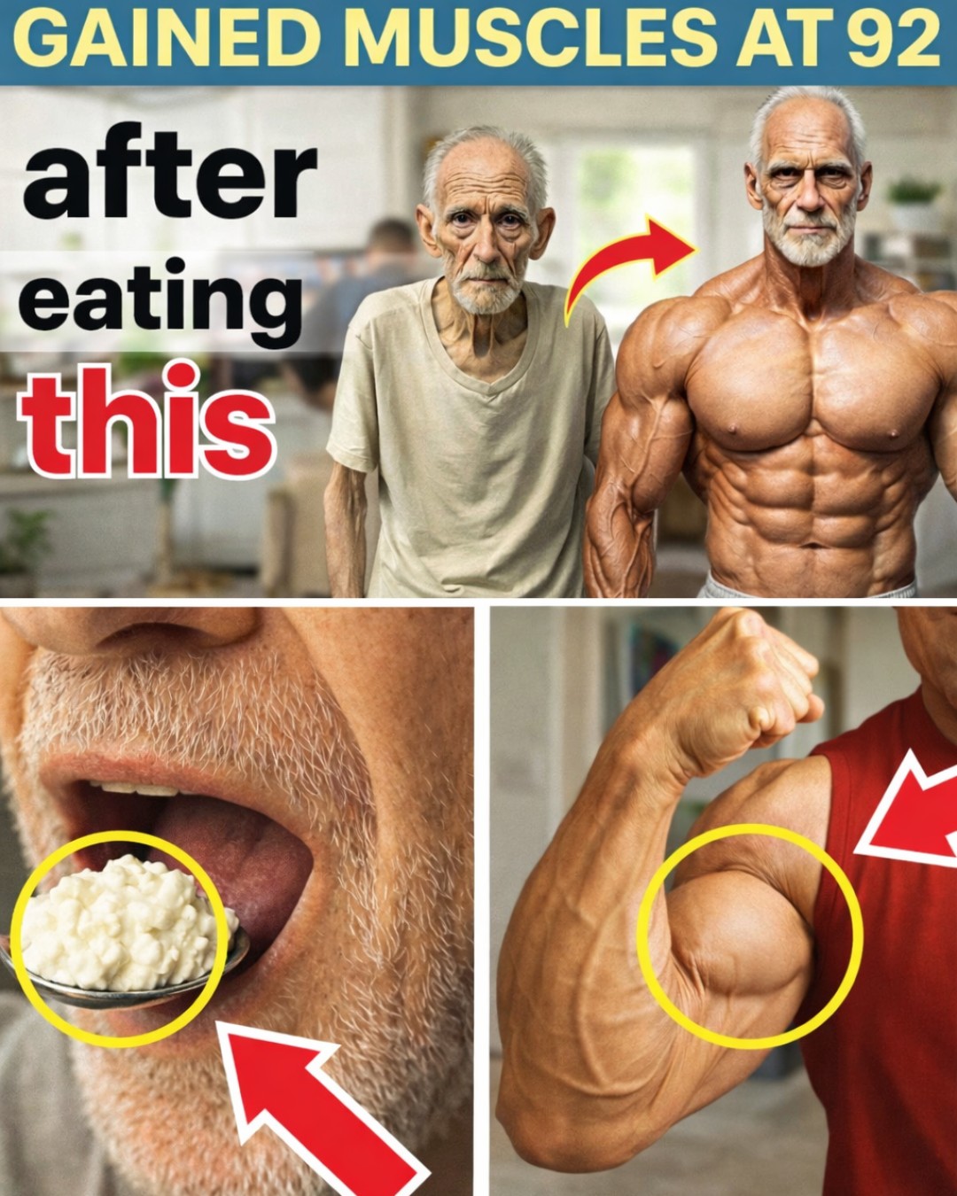 Say Goodbye to Muscle Loss: 7 Essential Foods That Defeat Sarcopenia and Help You Stay Strong After 60