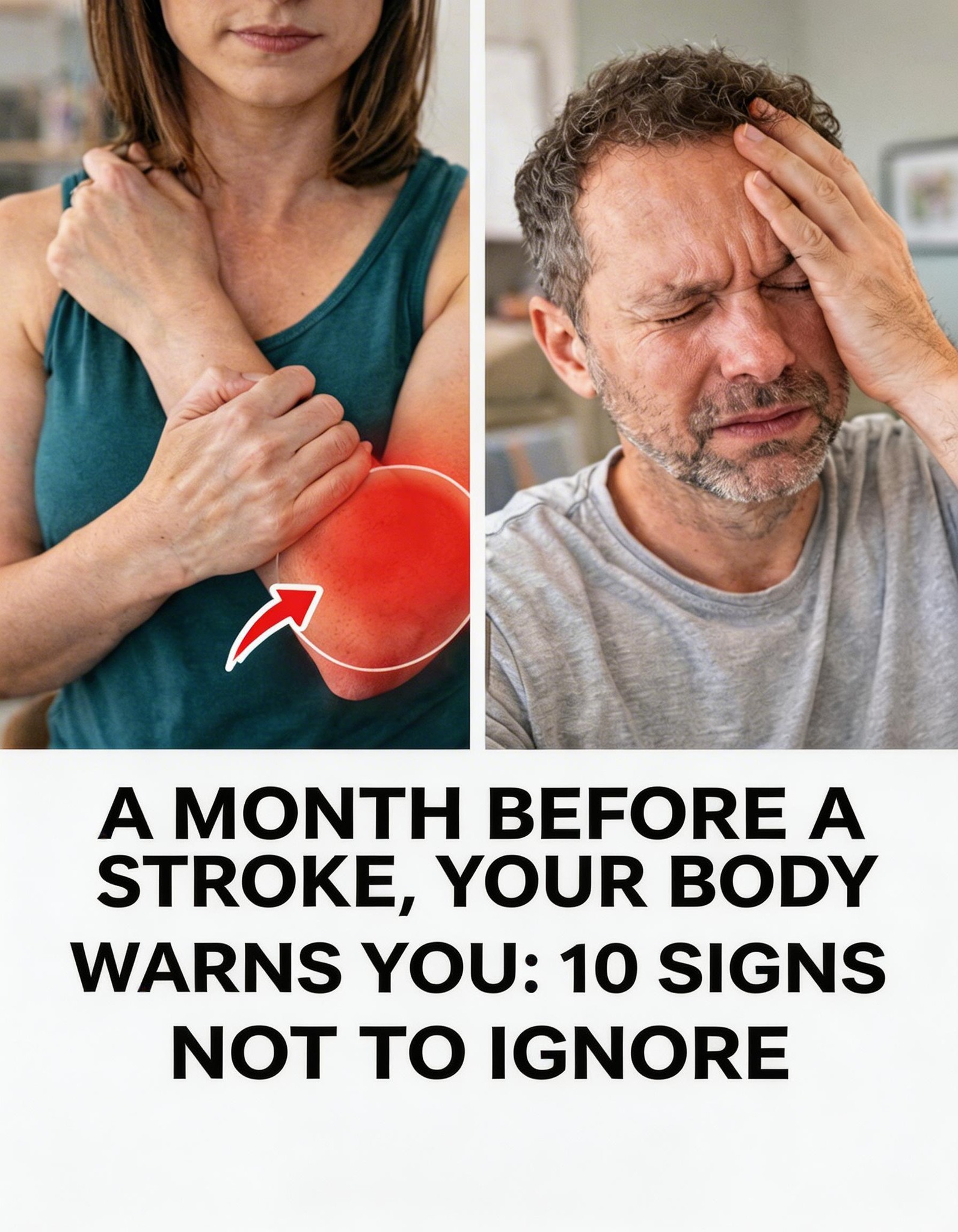 A Month Before a Stroke, Your Body Warns You: 10 Signs Not to Ignore