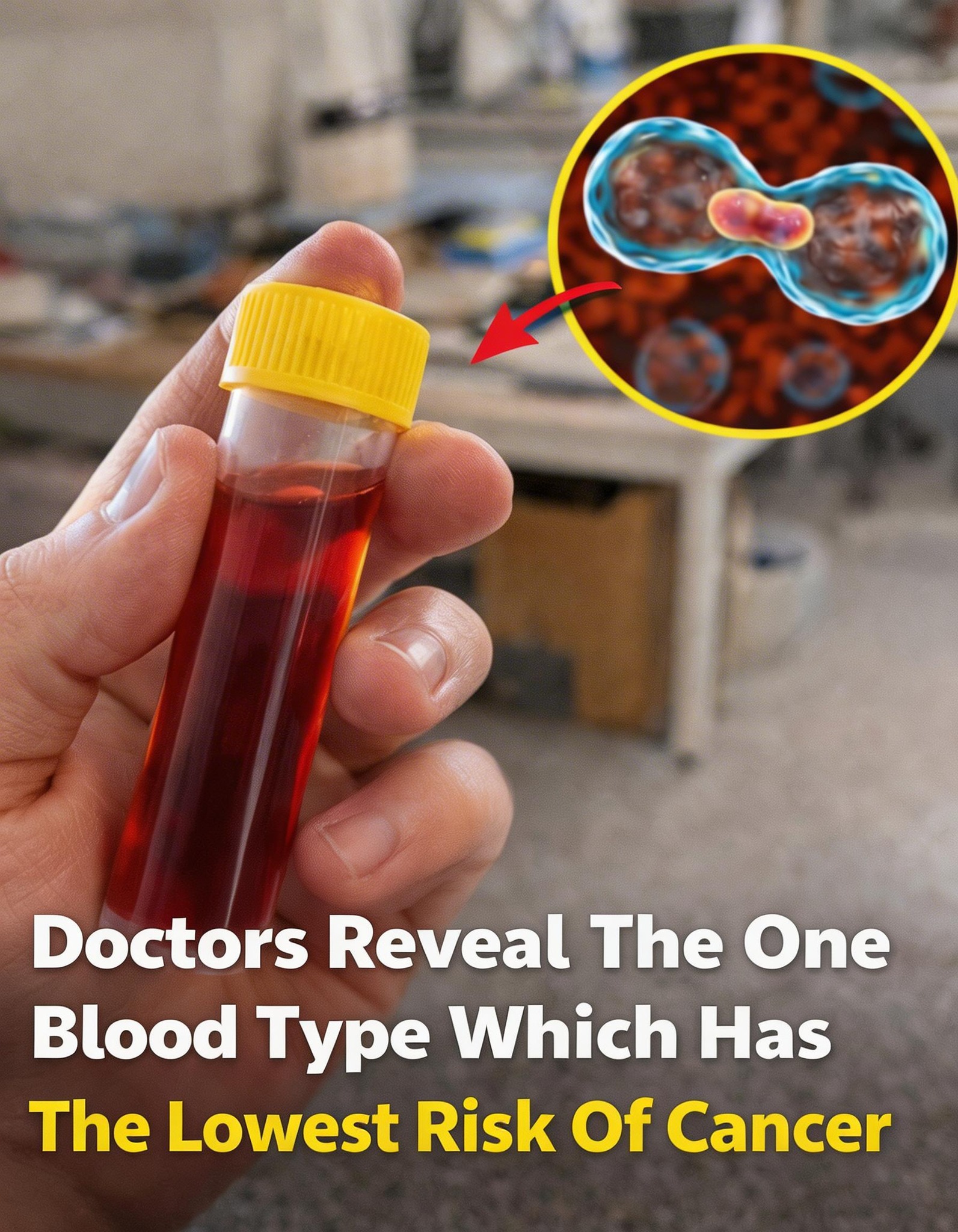 Doctors Reveal The One Blood Type Which Has The Lowest Risk Of Cancer According To Recent Studies