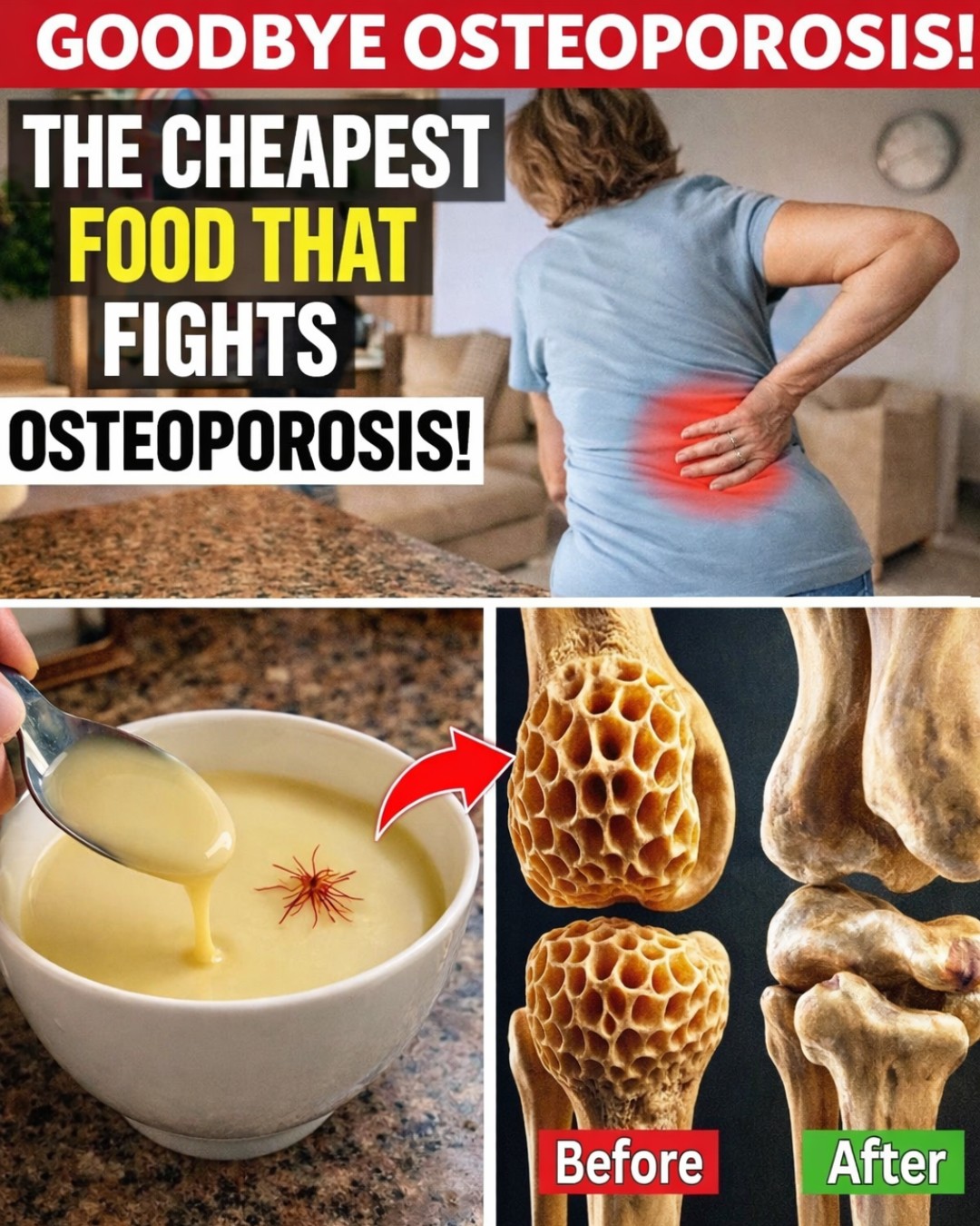 The Cheapest Food to Fight Osteoporosis After 60 — Most Seniors Ignore It!
