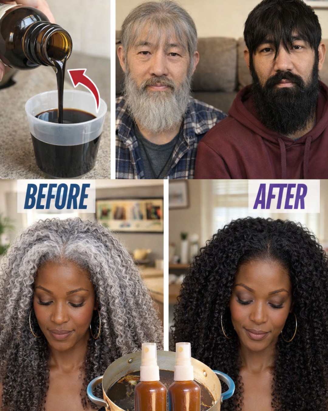 Discover Simple Ways to Use Black Tea, Coffee, and Bay Leaves for Natural Hair Coloring at Home