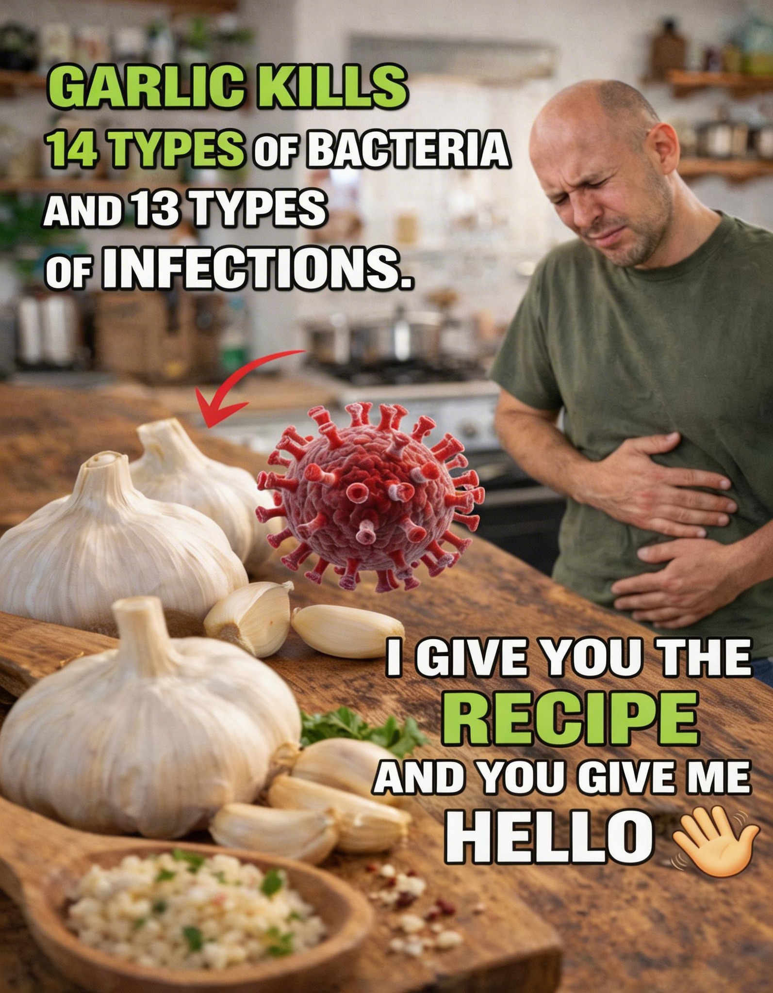 Is It True That Garlic Kills 14 Types of Bacteria and 13 Types of Infections?