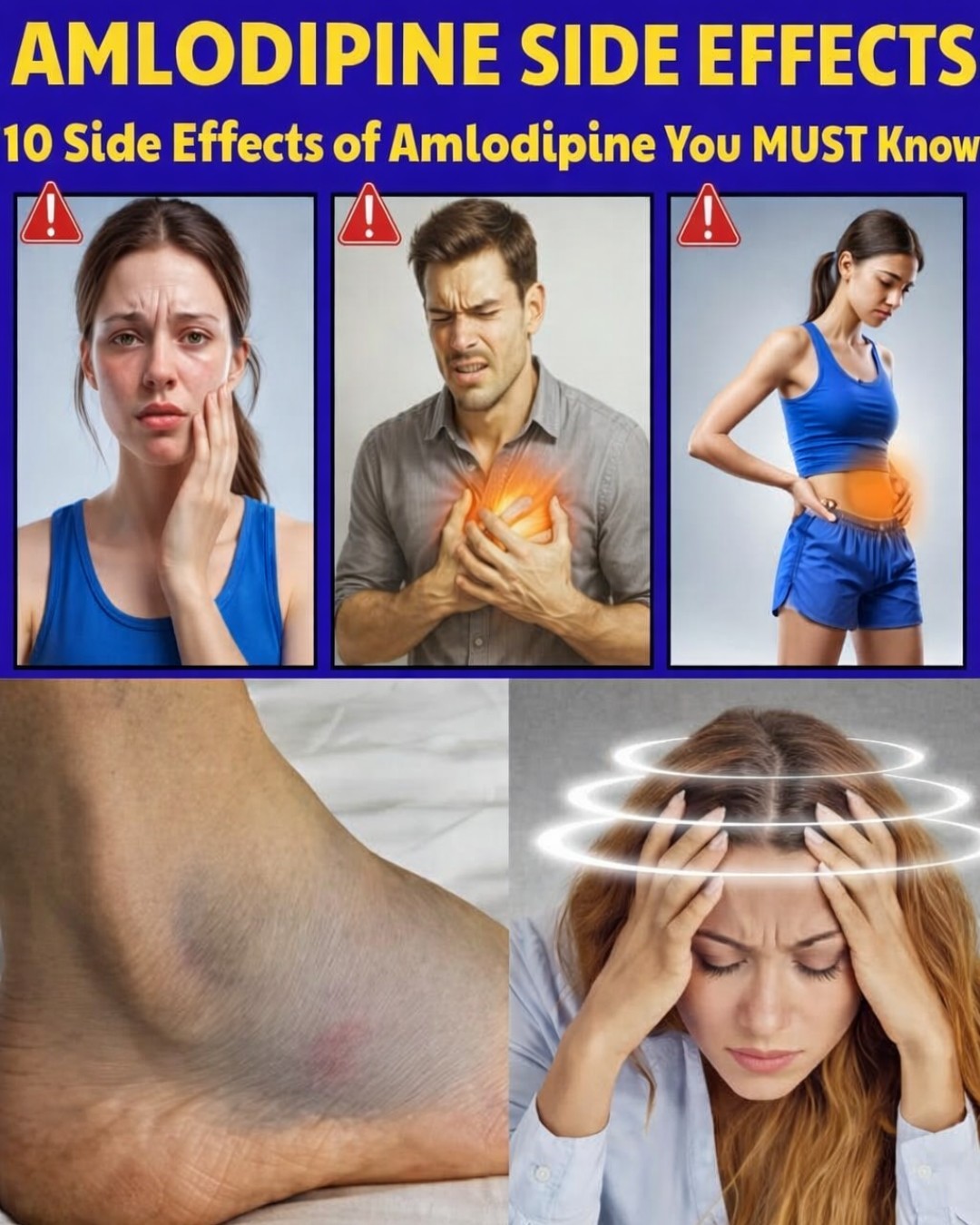 10 Overlooked Amlodipine Side Effects Your Doctor Might Not Mention When Managing High Blood Pressure
