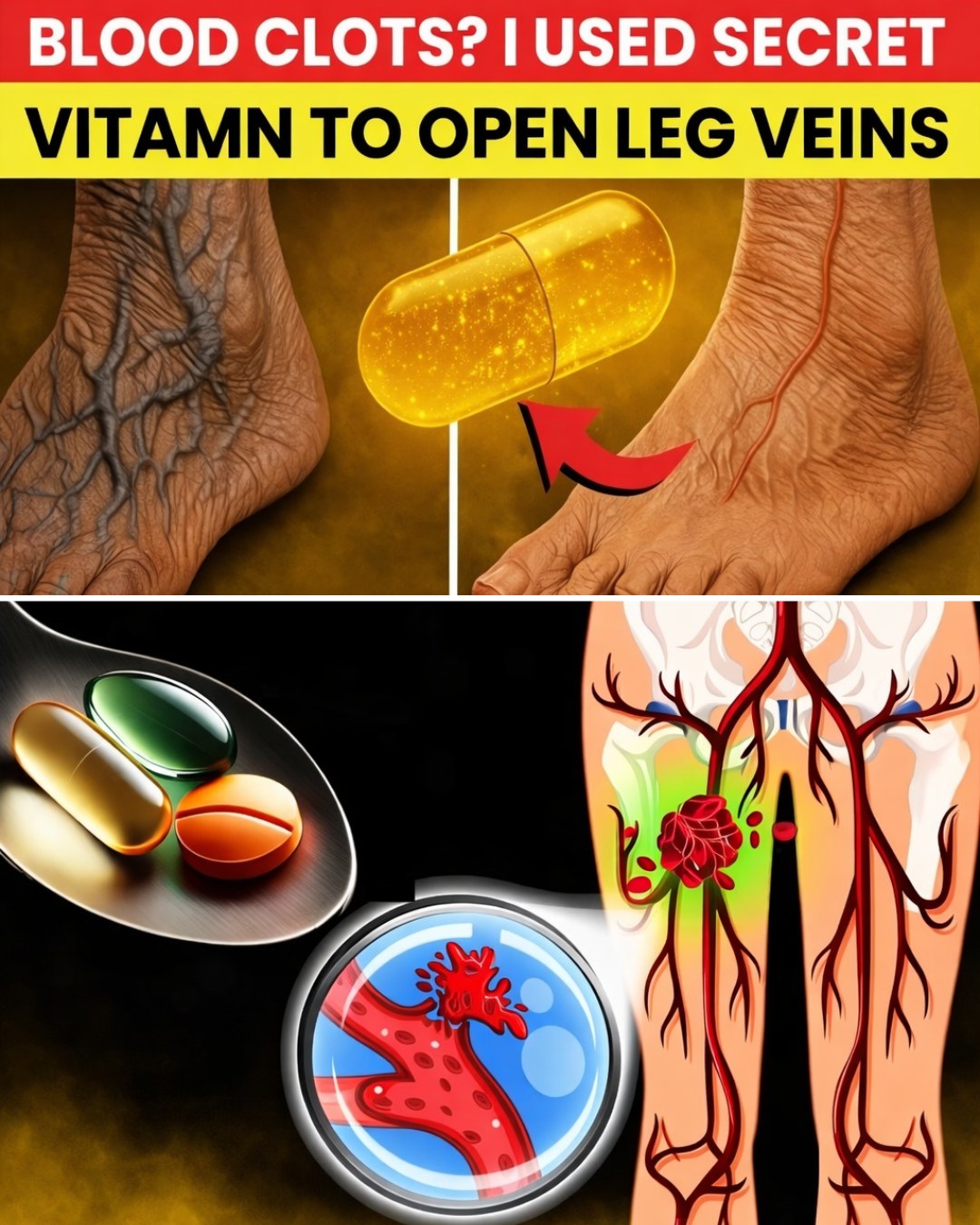 Discover This Powerful Vitamin: The Natural Way to Support Blood Circulation in Your Legs and Feet After 50