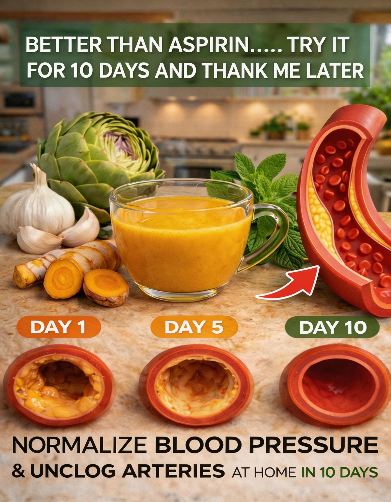 A Simple 10-Day Guide to Adding Heart-Friendly Ingredients Like Turmeric, Garlic, and Artichoke to Your Daily Routine