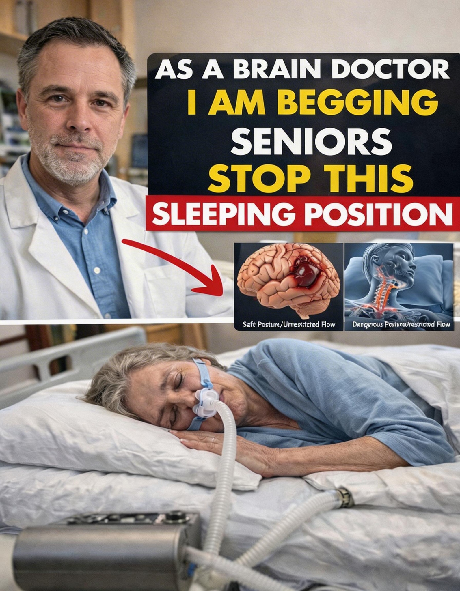 The sleeping position many seniors swear by... But here’s what a brain specialist wants you to know.