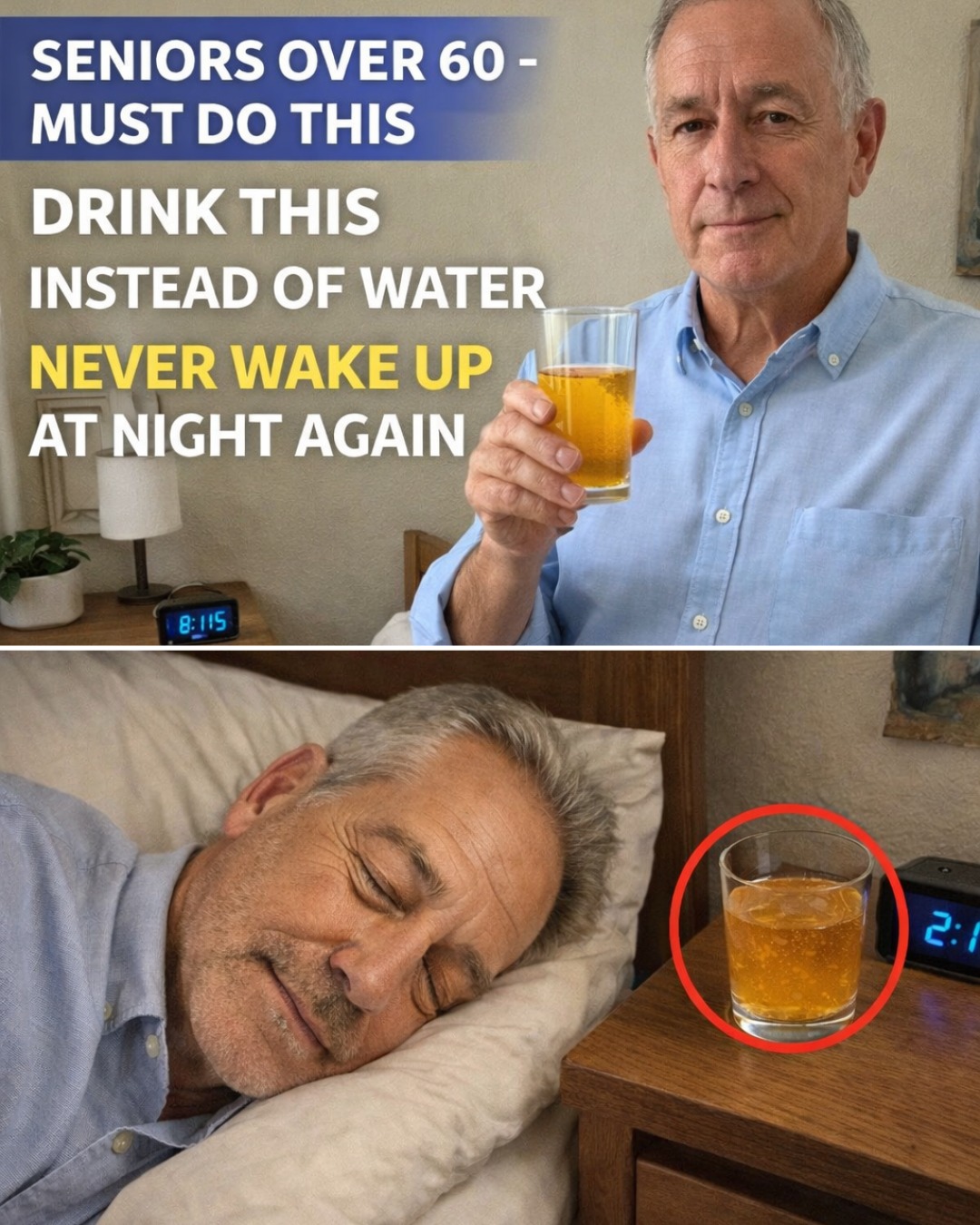SENIORS: Can’t Sleep Through the Night? Drink THIS Instead of Water for Instant Deep Sleep