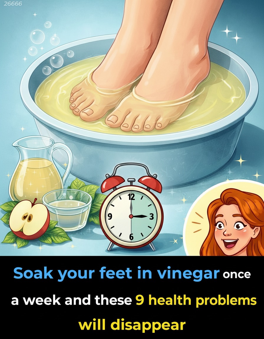 Weekly Vinegar Foot Soak Claims to Help 9 Common Health Issues