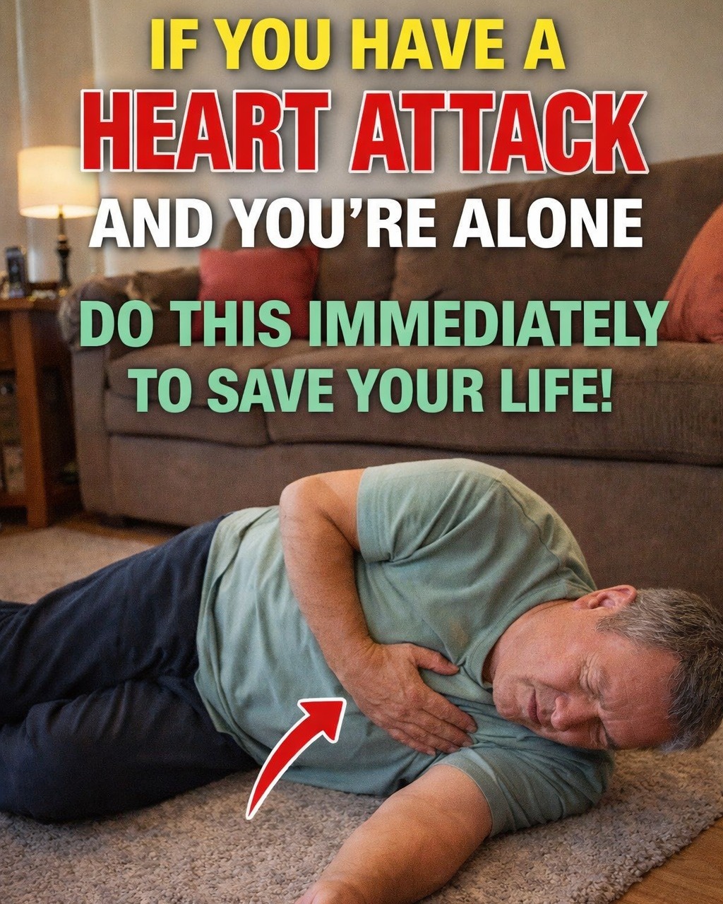 3 Techniques That Can Help You Act Fast During a Heart Attack When You’re Alone