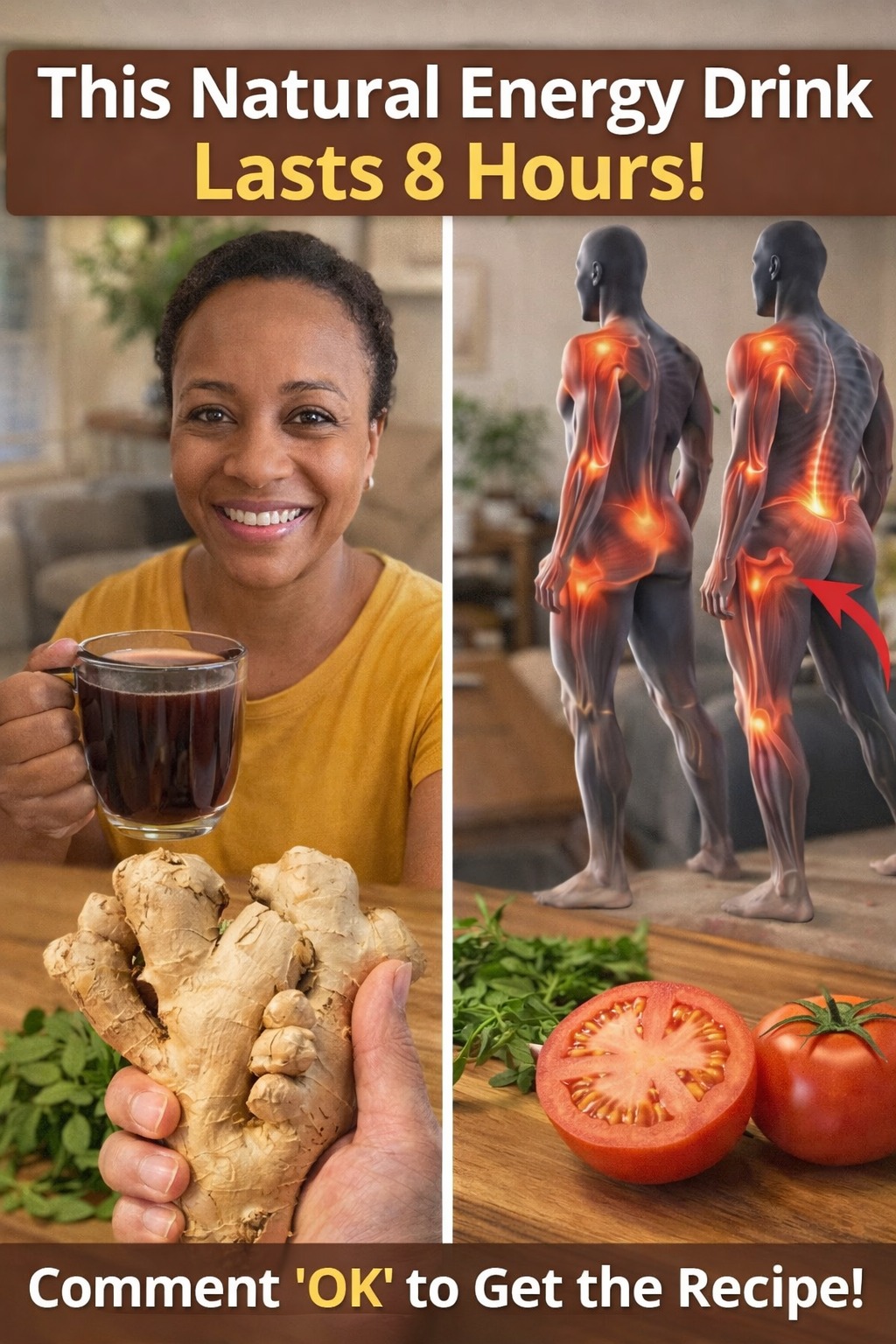 Struggling with Midday Slumps? Discover This Simple Homemade Ginger and Tomato Drink for Natural Energy Support
