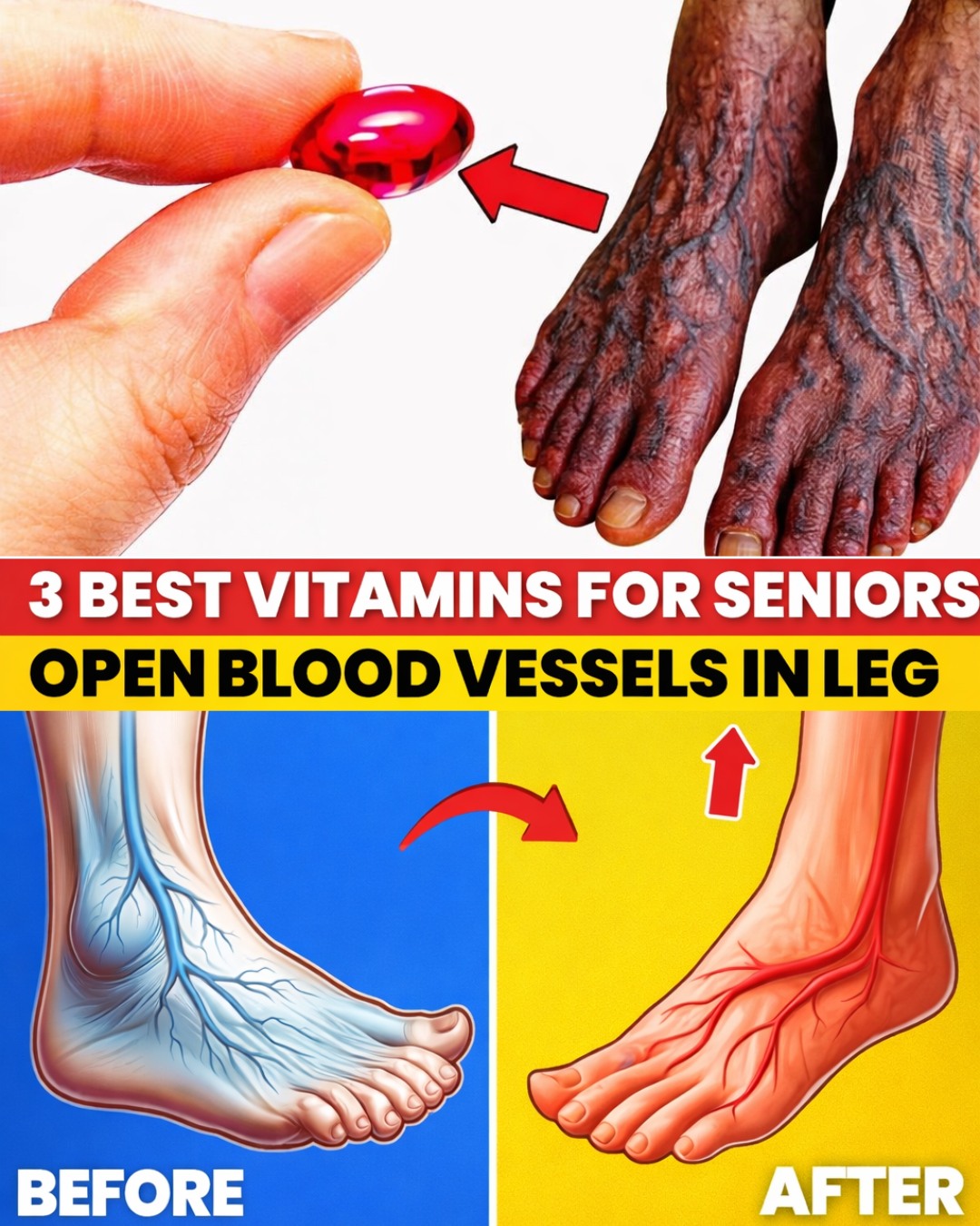 THE #1 VITAMIN to ELIMINATE POOR CIRCULATION in the LEGS AND FEET (Cheap and Easy to Find)