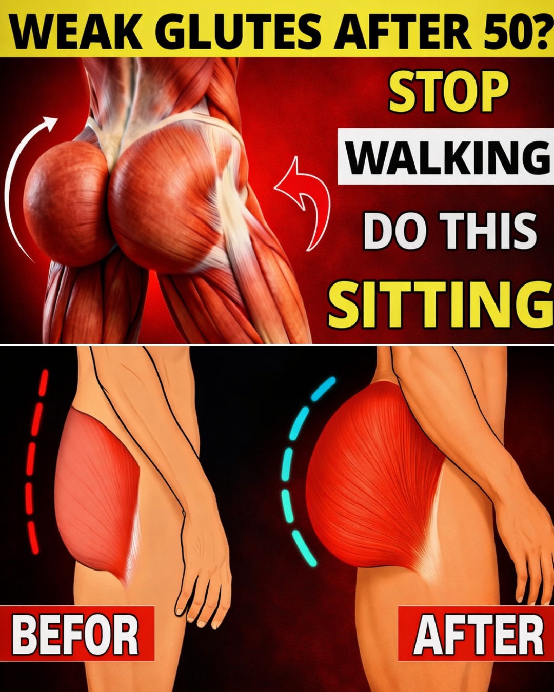 Over 60? 5 Essential Exercises to Quickly Build Stronger Glutes – And Why Walking Alone Might Not Be Enough