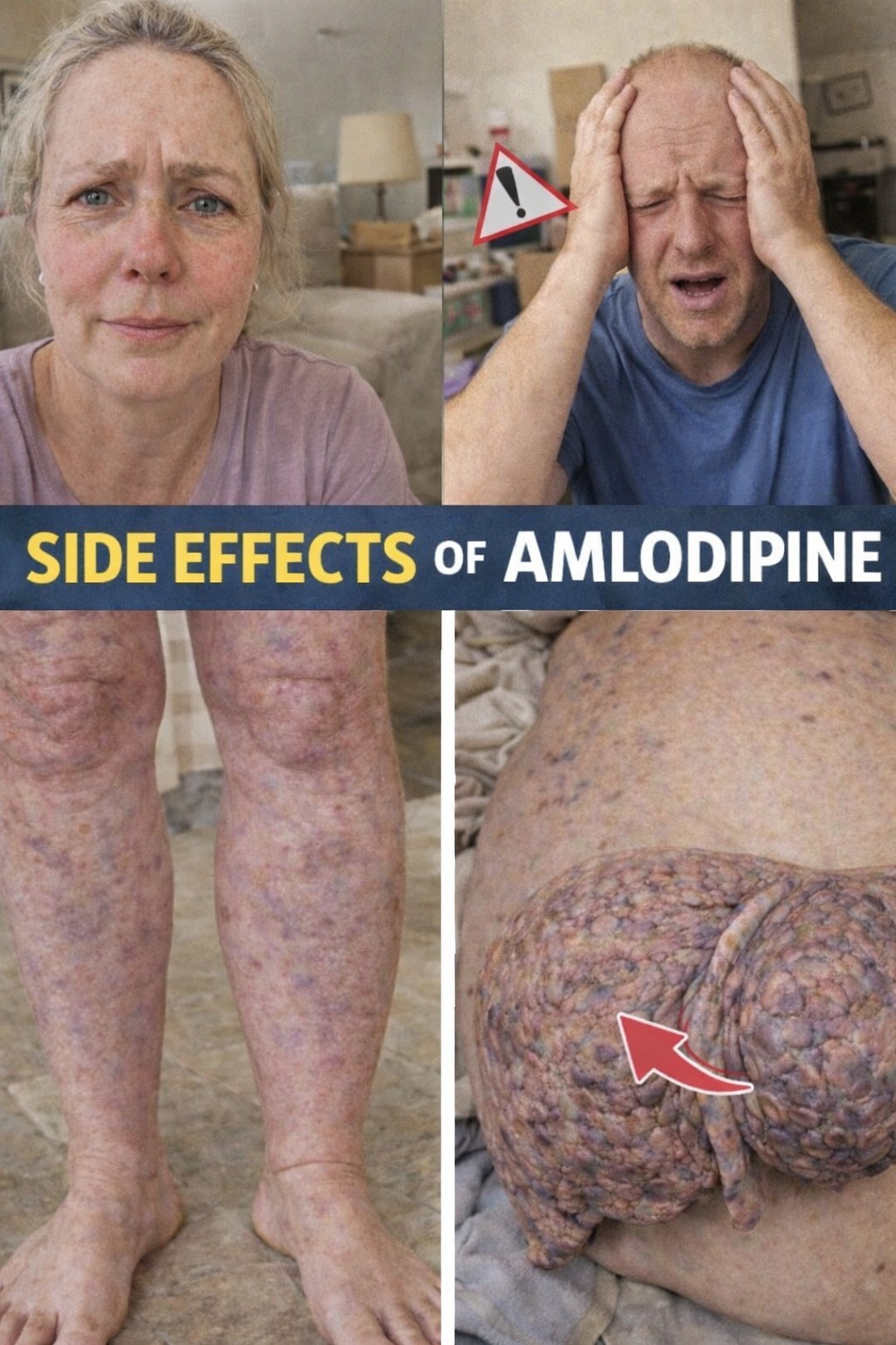 The 12 Main Side Effects of Amlodipine That Many People Notice (What Doctors Often Discuss)