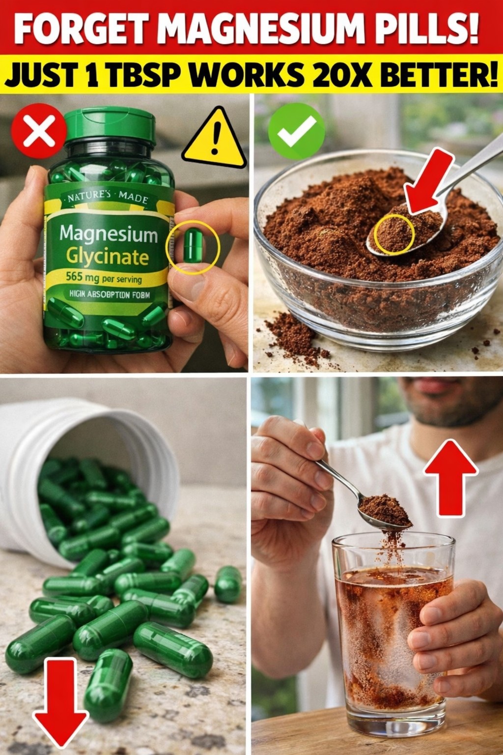 Why You’re Probably Wasting Money on Magnesium Glycinate Pills (And the Simple Food Swap Many Are Trying Instead)